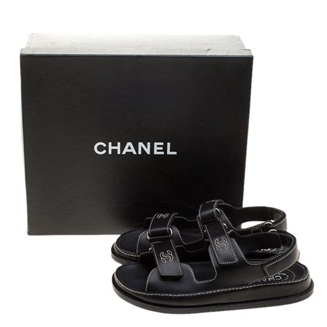 chanel chanclas|chanel velcro sandals 2020 price.